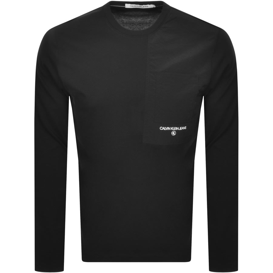 Alternative Image for ProductCalvin Klein Jeans Utility Pocket T Shirt Black1